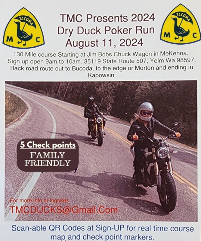 Dry Duck Poker Run 2024